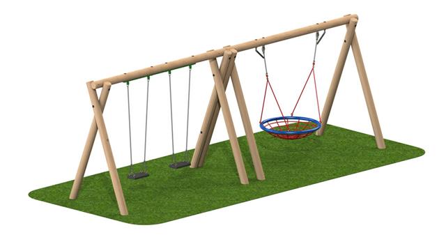 2.4m Timber Swing 10